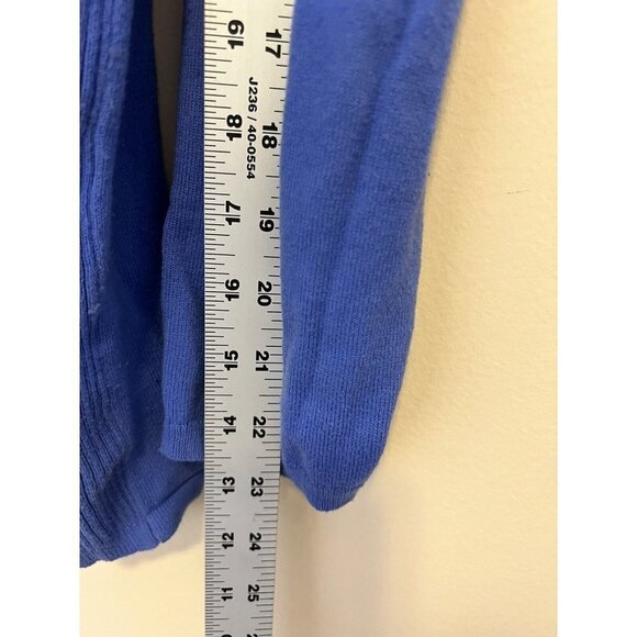 LAURA SCOTT Blue Women Size large Women's blue classic sweater - Picture 8 of 9